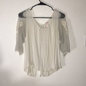•Cream Blouse•